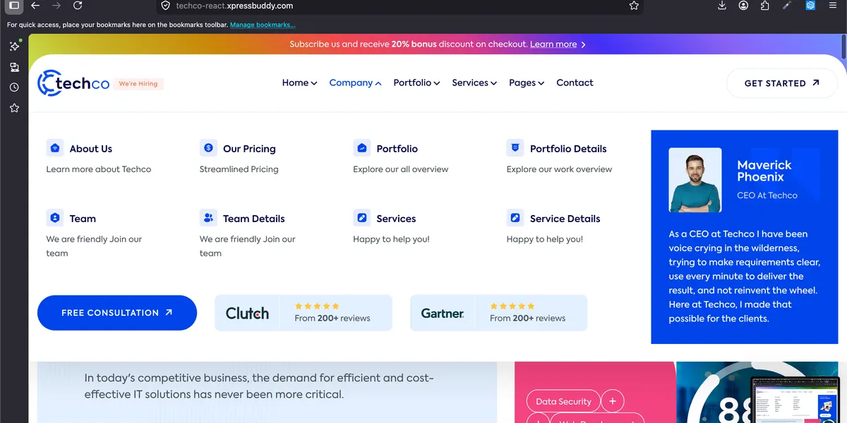 Terms of Service page image